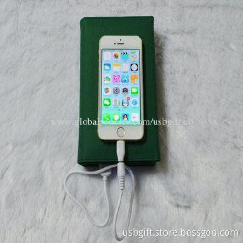 Foldable, smart and lightweight solar panel power bank with 8,000mAh capacity